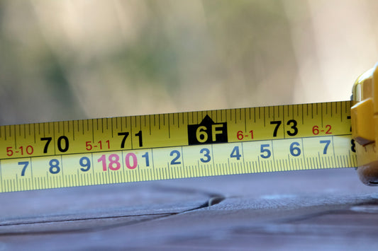 Measure for a custom rug pad
