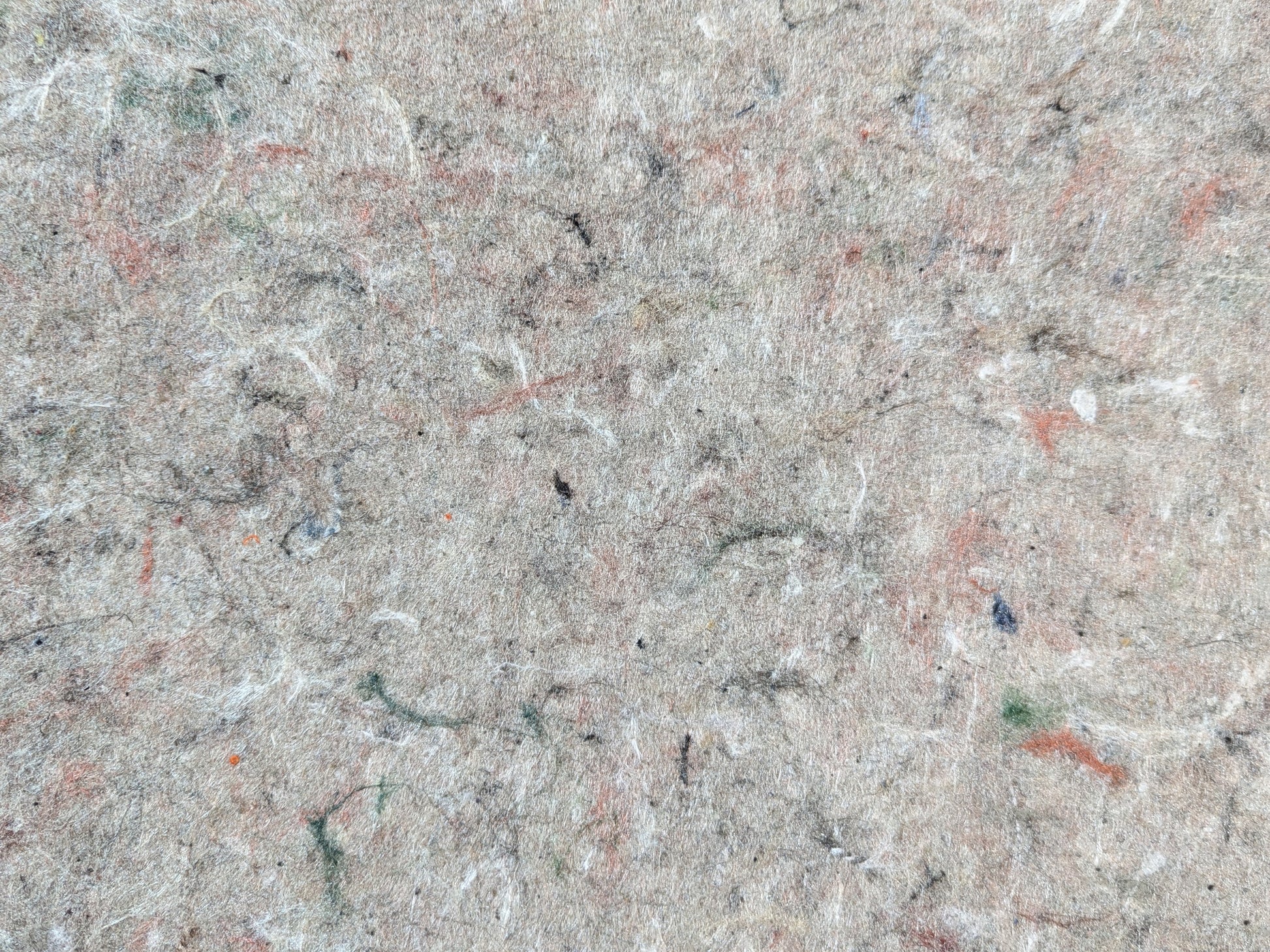 felt + rubber rug pad face