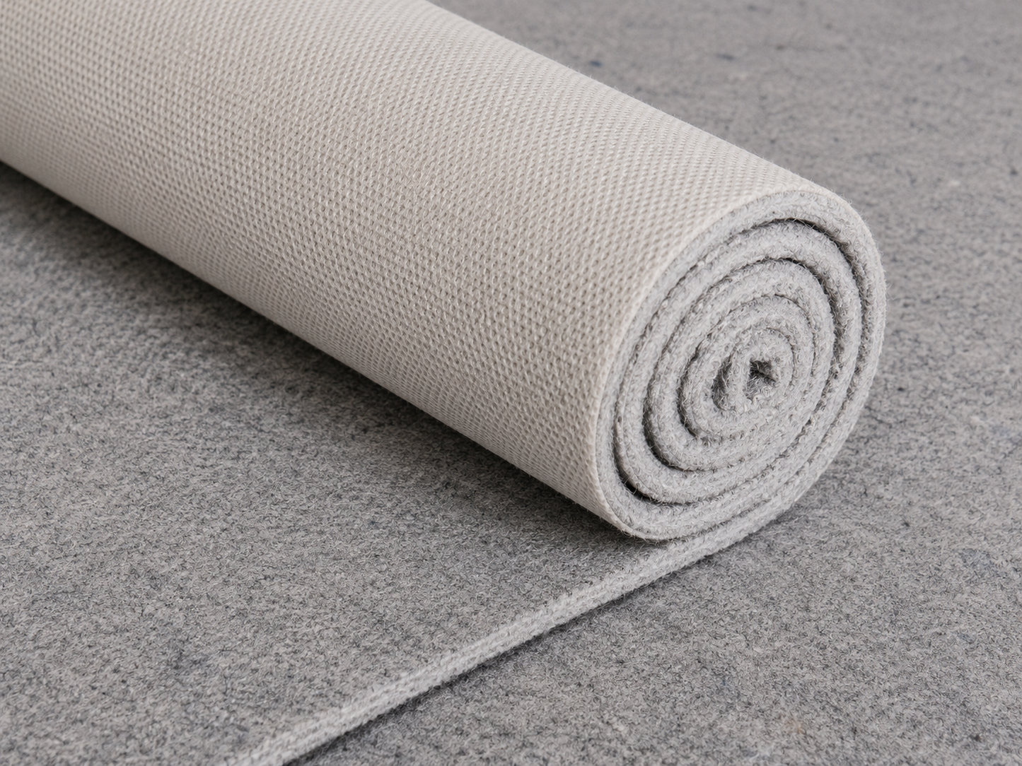 felt-rubber-rug-pad rolled up