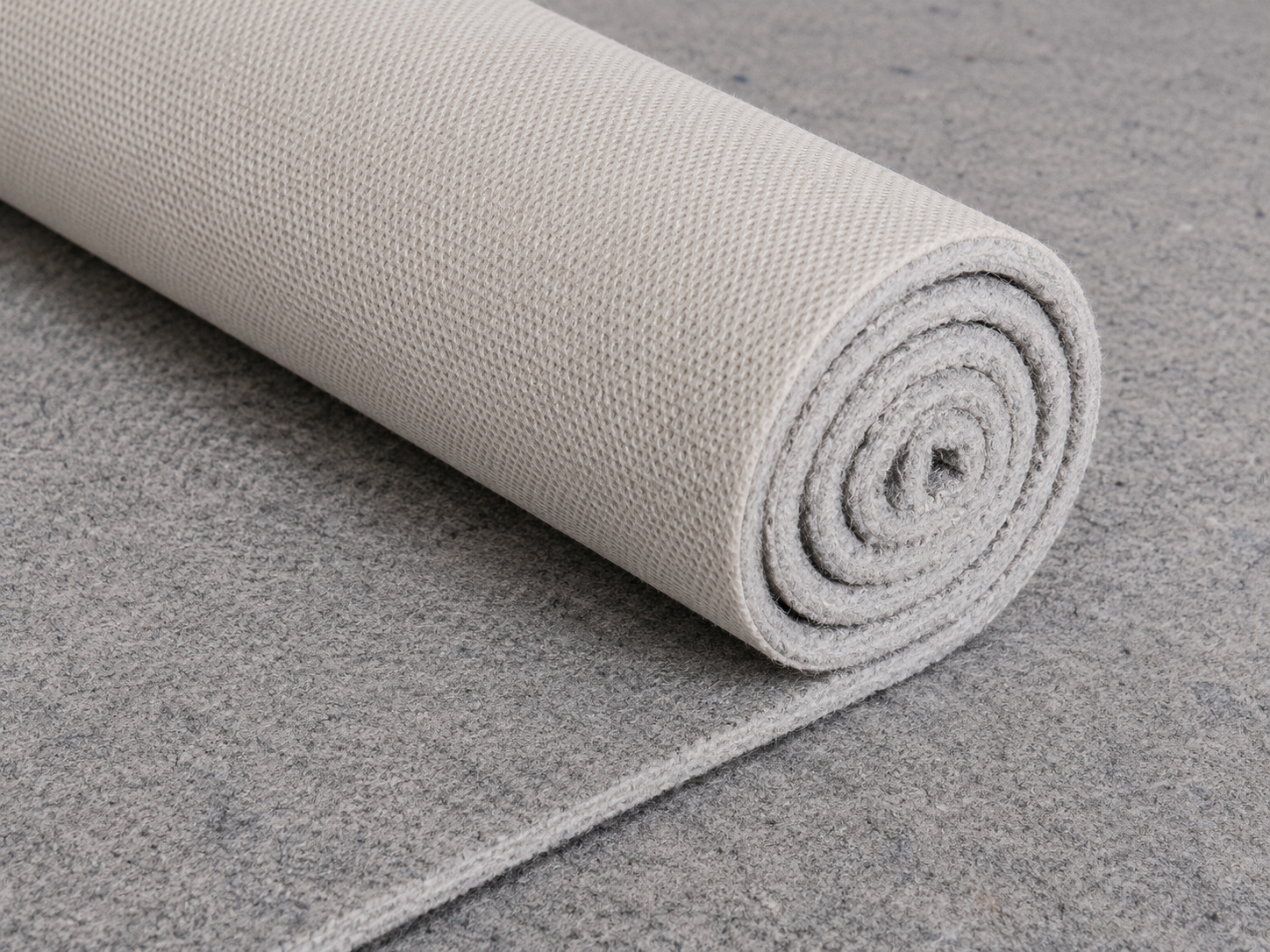 felt-rubber-rug-pad rolled up